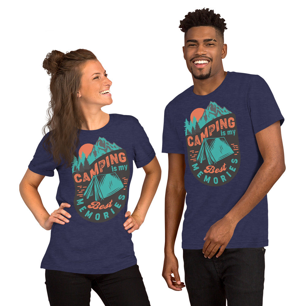 Camping is My Best Memories Unisex t-shirt