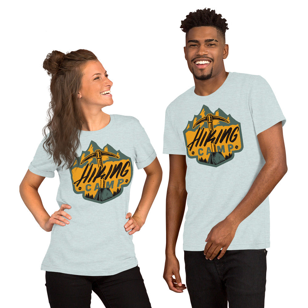 Hiking Camp Unisex t-shirt