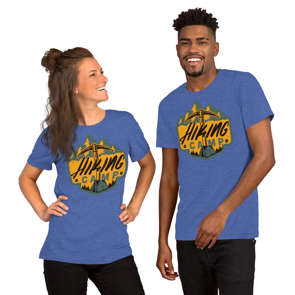 Hiking Camp Unisex t-shirt