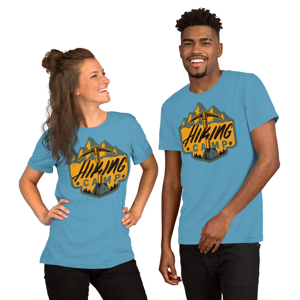 Hiking Camp Unisex t-shirt