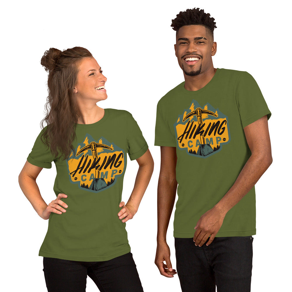 Hiking Camp Unisex t-shirt