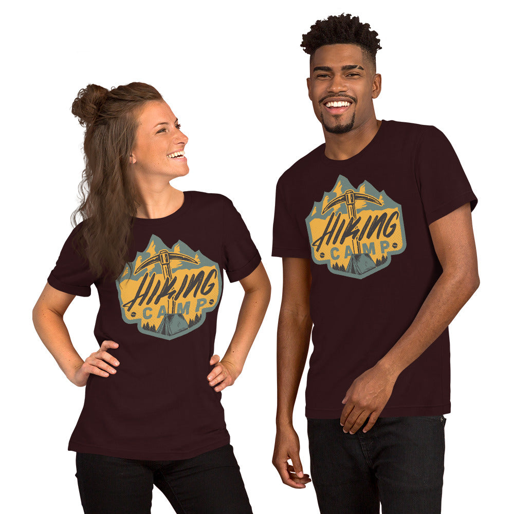 Hiking Camp Unisex t-shirt