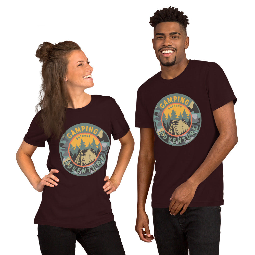 Camping Outdoor Adventure Unisex t-shirt