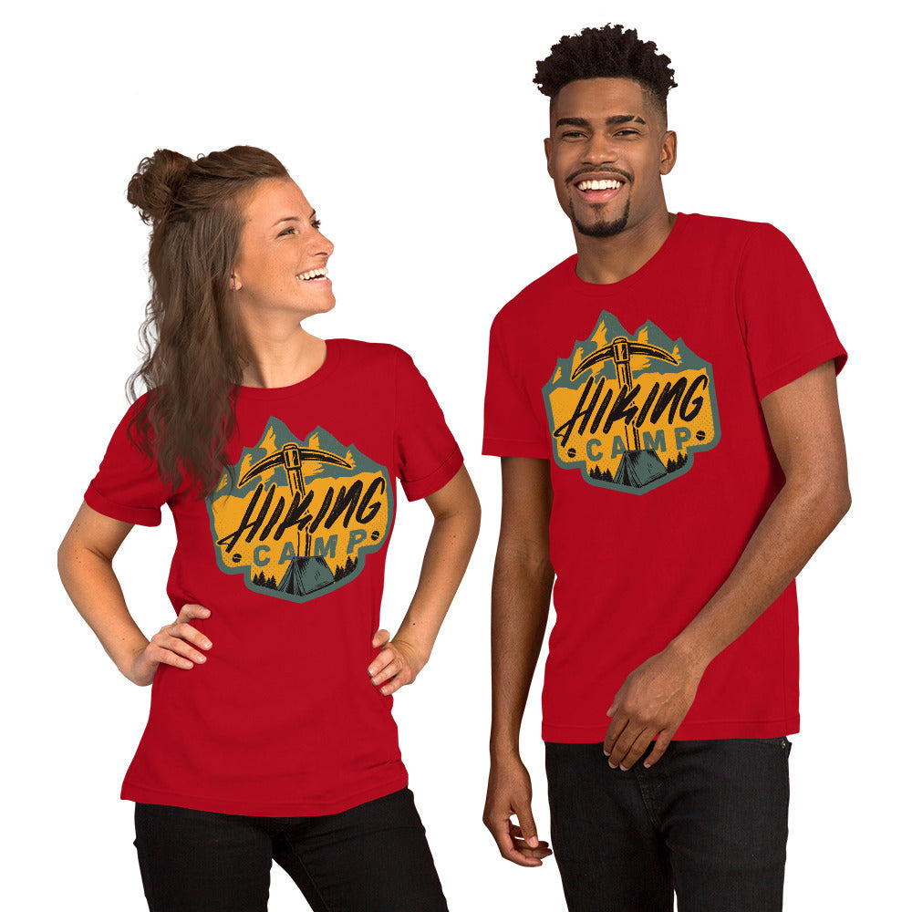 Hiking Camp Unisex t-shirt