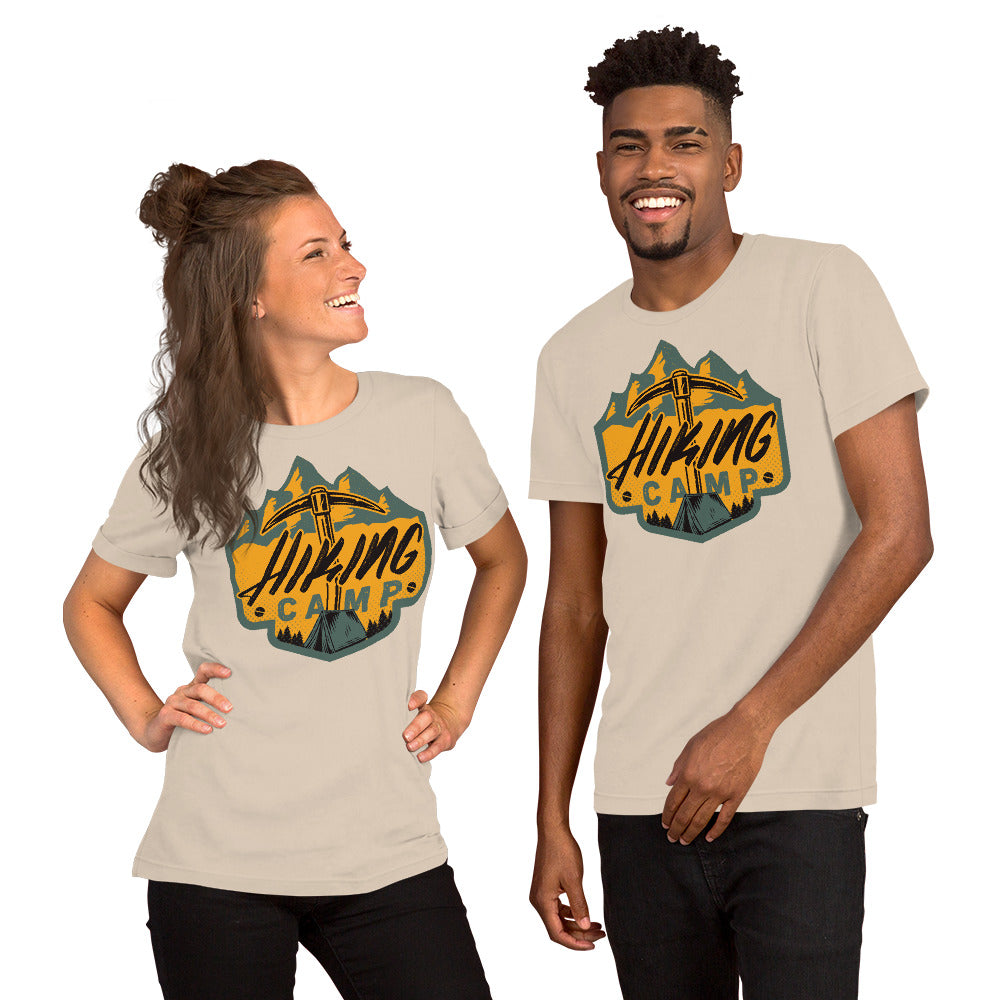 Hiking Camp Unisex t-shirt