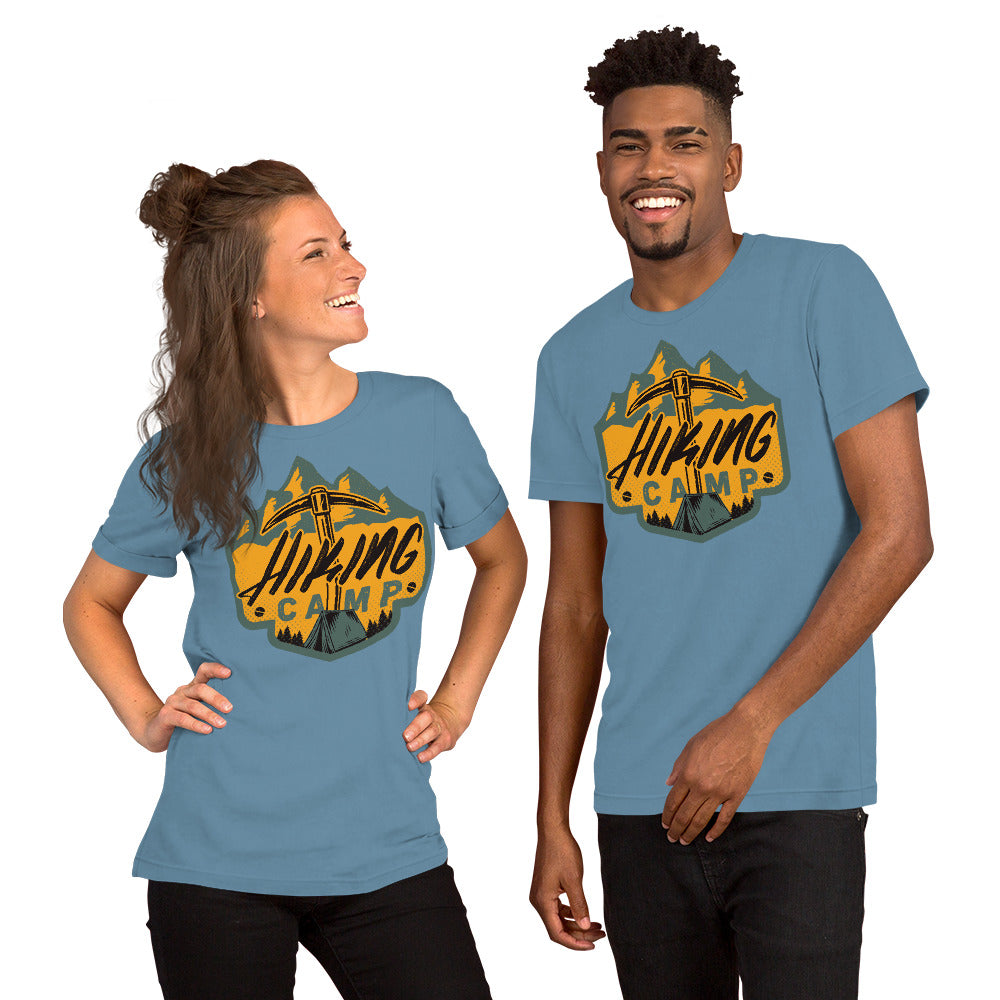 Hiking Camp Unisex t-shirt