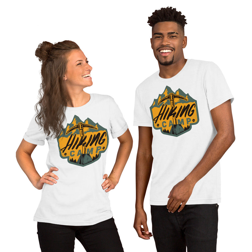 Hiking Camp Unisex t-shirt