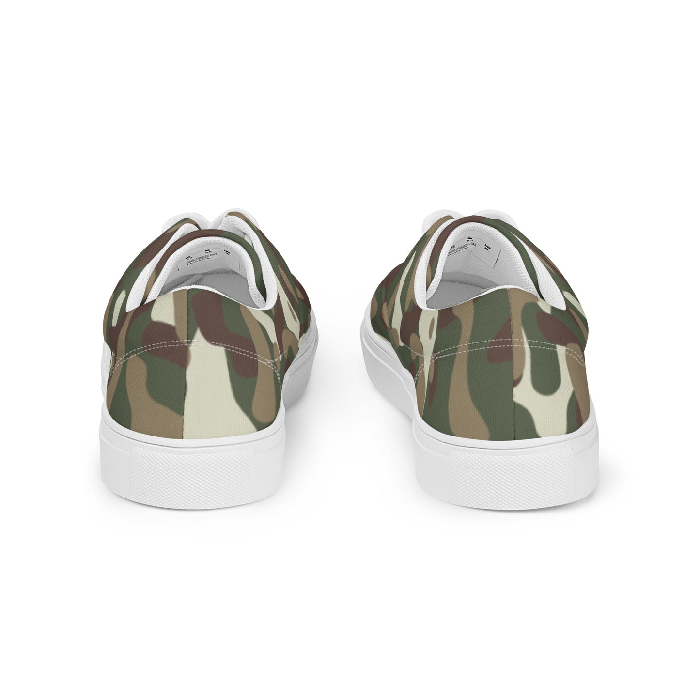 Camouflage Print Women’s lace-up canvas shoes