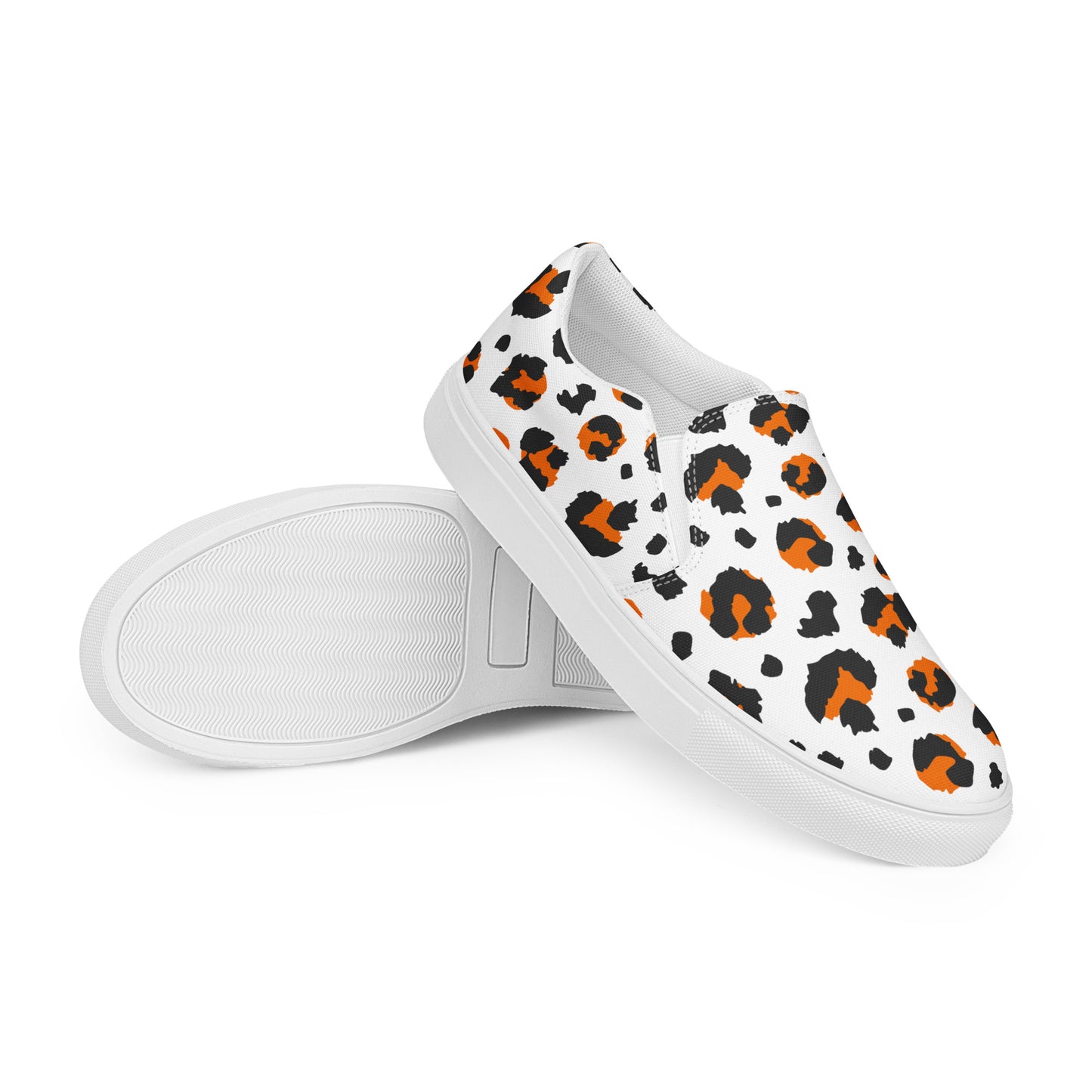 Leopard Print Women’s slip-on canvas shoes